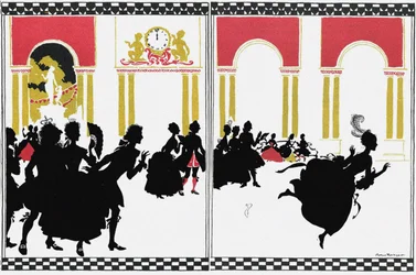 Illustration für das Märchen Aschenputtel