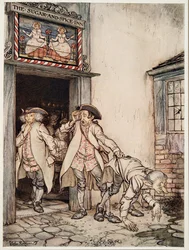 Die drei Feldscherer, aus Brüderchen & Schwesterchen und andere Märchen der Brüder Grimm, veröffentlicht 1917