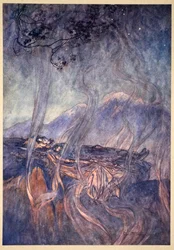 Der Schlaf von Brunnhilde, 1910
