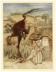 Nun! kicherte sie, ich habe Glück!, aus Englische Märchen, 1922
