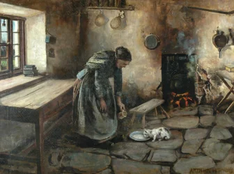 Bauernhausinterieur