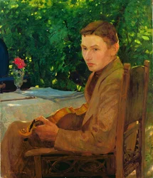 Porträt von Friedrich Ahlers-Hestermann, 1900