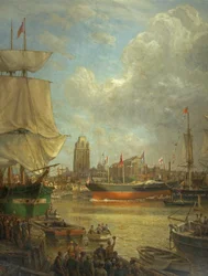 Der Stapellauf der Great Western im Jahr 1837