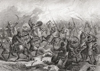 Schlacht von Guadalete, Spanien 711