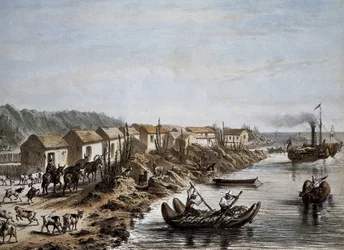 Chile. Hafen von Huasco