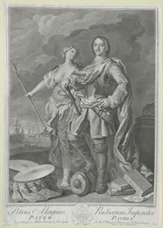 Kaiser von Russland Peter I. der Große