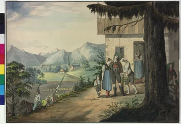 Abschied des Tiroler Landesverteidigers