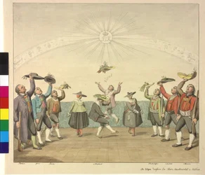 Huldigung an Kaiser Franz I durch die Tiroler