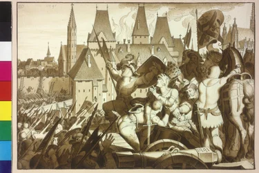 König Maximilian I erobert Wien und die Burg seiner Vorfahren zurück