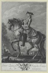 König von Frankreich Ludwig XV