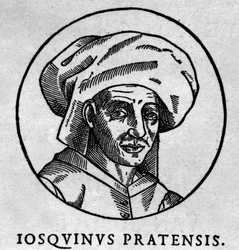 Porträt von Josquin des Prez