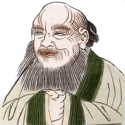Porträt von Lao Tseu, chinesischer Philosoph