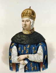 Porträt von Maria Ilyinichna Miloslavskaia (1625-1669)