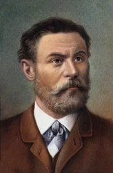 Porträt von Otto Lilienthal, deutscher Ingenieur
