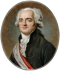 Porträt von Pierre Louis Manuel, französischer Politiker, Abgeordneter der Seine bei der Nationalversammlung