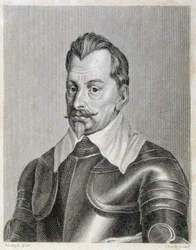 Porträt Wallensteins, deutscher Heerführer.