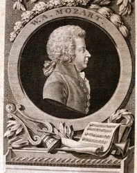 Porträt von Wolfgang Amadeus Mozart