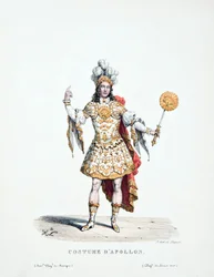 Darstellung von König Ludwig XIV., der Apollo im Ballett 
