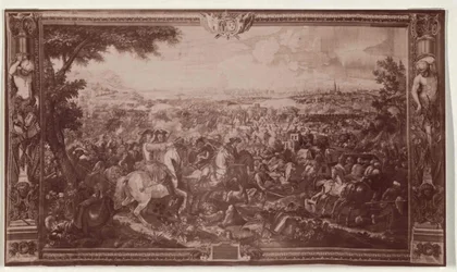 Die Entlastung Wiens 1683 - Gobelinteppich in der "Ritterstube" der Wiener Hofburg