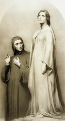 Dante und Beatrice (Gravur)