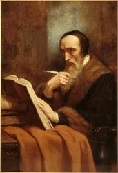 Porträt von Johannes Calvin 1509-1564, 1858.