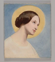Porträt von Elżbieta (Eliza) z Branickich Krasińska (1820-1876)