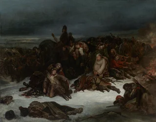 Der Rückzug der Napoleonischen Armee aus Russland 1812