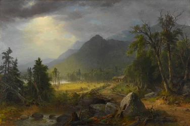 Die erste Ernte in der Wildnis