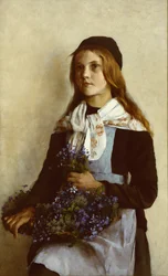 Das blaue Anemonenmädchen