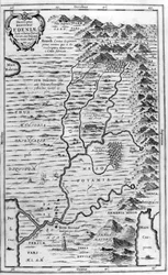 Karte des Garten Eden, 1675