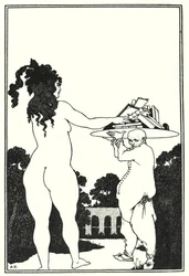 Aubrey Beardsleys Exlibris (Gravur)