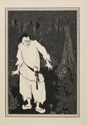 Ali Baba im Wald, aus einem Buch mit fünfzig Zeichnungen