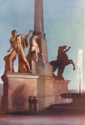 Rom: Monte Cavallo am Quirinal