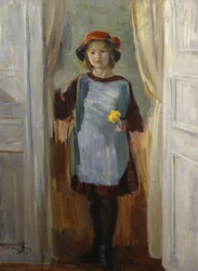 Mädchen in der Tür (Maria Eiebakke) 1918