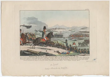 Russischer Angriff aus dem befestigten Lager bei Dryssa am 15. Juli 1812