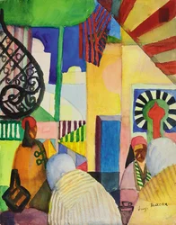 Auf dem Basar, 1914