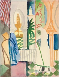 In der Tempelhalle, 1914