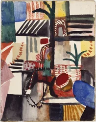 Mann mit Esel, Tunesien, 1914