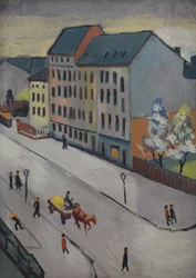 Unsere Straße in Grau