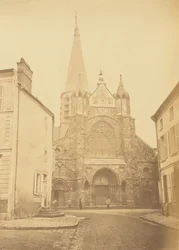 Kirche von Priseaux (Loiret) nahe der Station dieses Namens