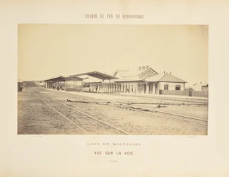 Bahnhof Montargis, Blick auf die Gleise