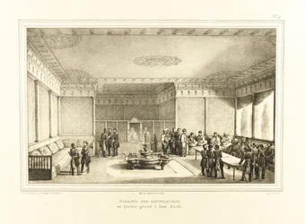 Unterzeichnung des Vertrags von Adrianopel im alten Palast von Edirne, 1834