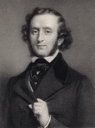 Porträt des Pianisten und Komponisten Felix Mendelssohn Bartholdy 1809-1847