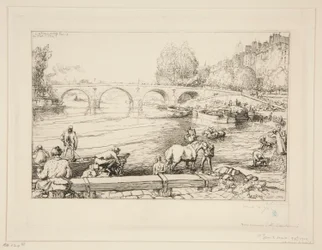 Die Tränke am Pont Marie