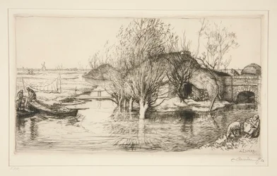 Die überflutete Hütte (Vendée)