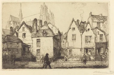 Alte Häuser in Amiens