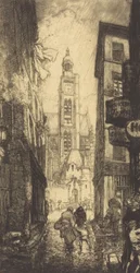 Rue de la Montagne-Sainte-Genevieve, Paris, 1906