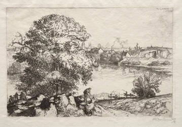 Angers: Der Teich St. Nicolas