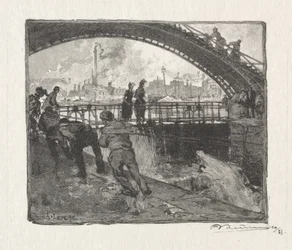 Die Schleuse des Canal St. Martin