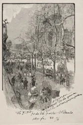 Les Boulevards, prèes de la Porte St. Denis
